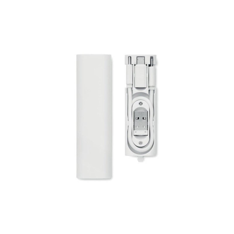 Câbles de charge personnalisés 9 en 1 - SUPABLE Matières : ABS Couleurs : blanc personnalisable avec votre logo