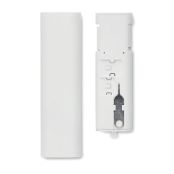 Câbles de charge personnalisés 9 en 1 - SUPABLE Matières : ABS Couleurs : blanc cadeau collaborateur premium