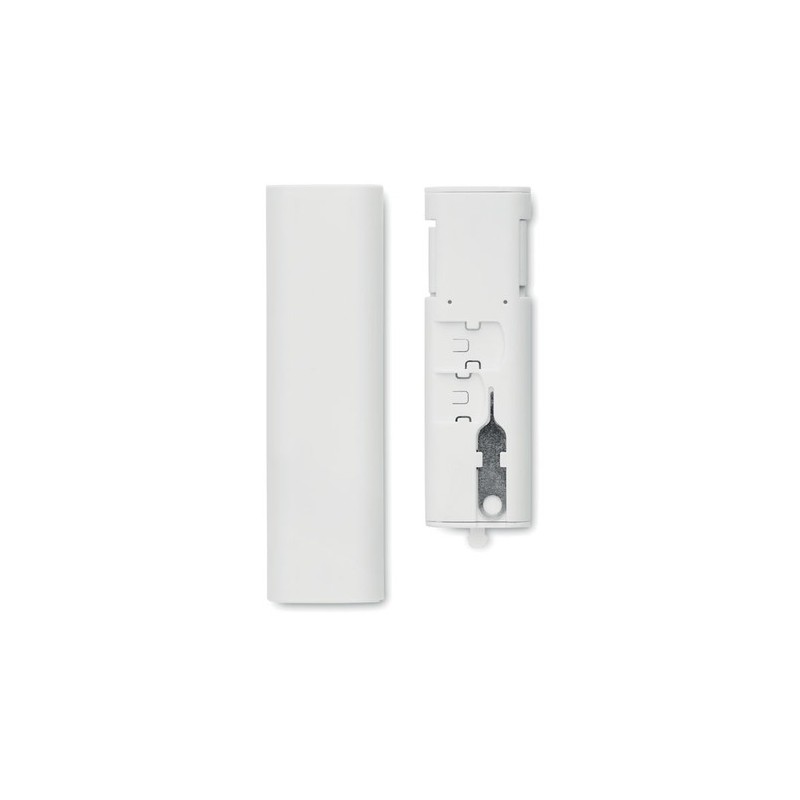 Câbles de charge personnalisés 9 en 1 - SUPABLE Matières : ABS Couleurs : blanc cadeau collaborateur premium