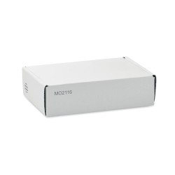 Set Pratique de Bouteille Isotherme Personnalisée et 2 Gobelets SHARM Matières : acier inoxydable Couleurs : noir objet promotio