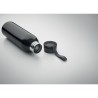 Bouteille en acier inox personnalisée 650ml - BIRA, cadeau d'entreprise Matières : acier inoxydable Couleurs : noir impression h