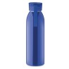 Bouteille en acier inox personnalisée 650ml - BIRA, cadeau d'entreprise Matières : acier inoxydable Couleurs : bleu impression l