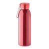 Bouteille en acier inox personnalisée 650ml - BIRA, cadeau d'entreprise Matières : acier inoxydable Couleurs : rouge marquage la