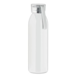 Bouteille en acier inox personnalisée 650ml - BIRA, cadeau d'entreprise Matières : acier inoxydable Couleurs : blanc goodies pub