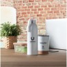 Bouteille en acier inox personnalisée 650ml - BIRA, cadeau d'entreprise Matières : acier inoxydable Couleurs : blanc goodies pub