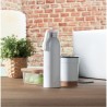 Bouteille en acier inox personnalisée 650ml - BIRA, cadeau d'entreprise Matières : acier inoxydable Couleurs : blanc livraison e