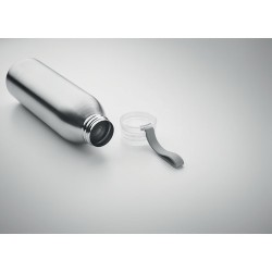 Bouteille en acier inox personnalisée 650ml - BIRA, cadeau d'entreprise Matières : acier inoxydable Couleurs : blanc impression 