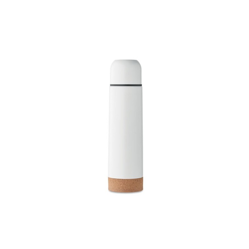 Bouteille isotherme  personnalisée 500ml AVENTUR Couleurs : blanc Matières : acier inoxydable recyclé goodies publicitaire événe