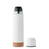 Bouteille isotherme  personnalisée 500ml AVENTUR Couleurs : blanc Matières : acier inoxydable recyclé impression haute définitio