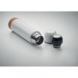 Bouteille isotherme  personnalisée 500ml AVENTUR Couleurs : blanc Matières : acier inoxydable recyclé livraison express 24h 48h