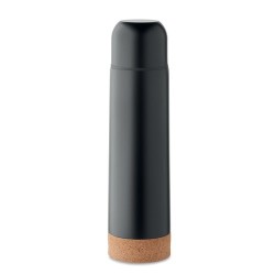 Bouteille isotherme  personnalisée 500ml AVENTUR Couleurs : noir Matières : acier inoxydable recyclé personnalisable avec votre 