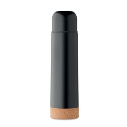 Bouteille isotherme  personnalisée 500ml AVENTUR Couleurs : noir Matières : acier inoxydable recyclé cadeau entreprise pas cher