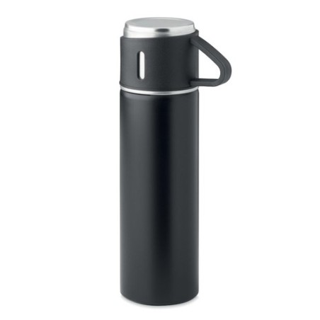 Bouteille Isotherme Personnalisée 420 ml TONIA Matières : acier inoxydable Couleurs : noir