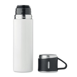 Bouteille Isotherme Personnalisée 420 ml TONIA Matières : acier inoxydable Couleurs : blanc impression haute définition