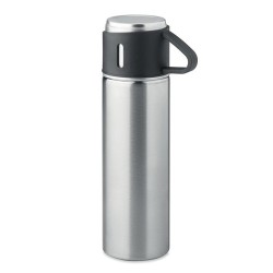 Bouteille Isotherme Personnalisée 420 ml TONIA Matières : acier inoxydable Couleurs : noir 2