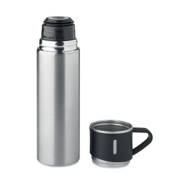 Bouteille Isotherme Personnalisée 420 ml TONIA Matières : acier inoxydable Couleurs : argenté mat livraison express 24h 48h