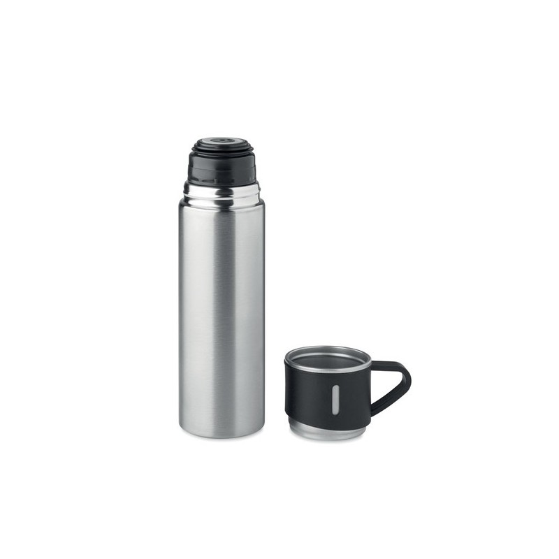 Bouteille Isotherme Personnalisée 420 ml TONIA Matières : acier inoxydable Couleurs : argenté mat livraison express 24h 48h