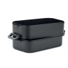 Boîte à lunch isotherme personnalisée en PP - IDOLUNCH Matières : polypropylène (PP) Couleurs : noir personnalisable avec votre 