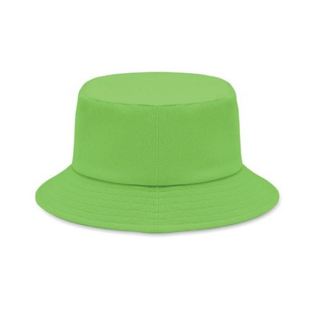 Bob personnalisé en coton brossé 260gr/m² tendance Monti pas cher Matières : coton Couleurs : vert citron marquage couleur éclat