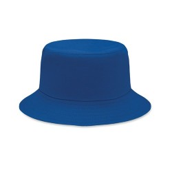 Bob personnalisé en coton brossé 260gr/m² tendance Monti pas cher Matières : coton Couleurs : bleu royal objet promotionnel éco-