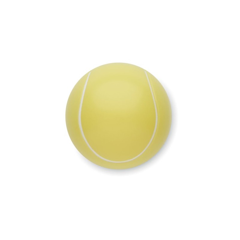 Baume à lèvres  et personnalisé balle de tennis – Tennis Matières : ABS Couleurs : jaune cadeau entreprise pas cher