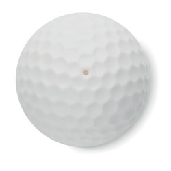 Baume à lèvres personnalisé SPF10 vanille  balle de golf Matières : ABS Couleurs : blanc 2
