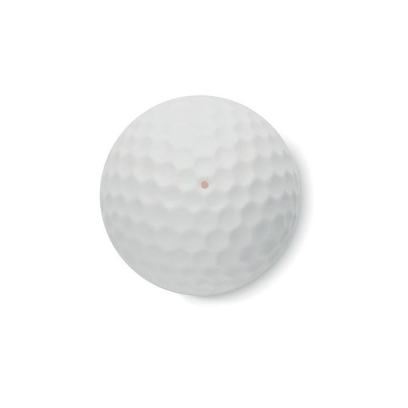 Baume à lèvres personnalisé SPF10 vanille  balle de golf Matières : ABS Couleurs : blanc personnalisable avec votre logo