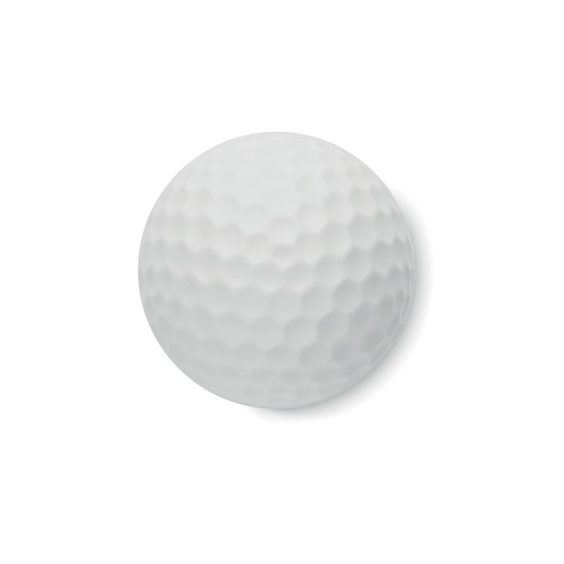 Baume à lèvres personnalisé SPF10 vanille  balle de golf Matières : ABS Couleurs : blanc cadeau entreprise pas cher