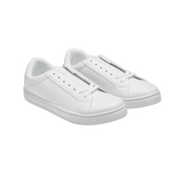 Baskets Personnalisées en PU Taille 47 - BLANCOS Matières : PU Couleurs : blanc