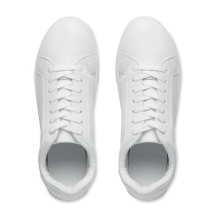Baskets Personnalisées en PU Taille 47 - BLANCOS Matières : PU Couleurs : blanc cadeau entreprise pas cher