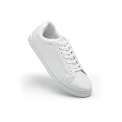 Baskets Personnalisées en PU Taille 47 - BLANCOS Matières : PU Couleurs : blanc goodies publicitaire événementiel