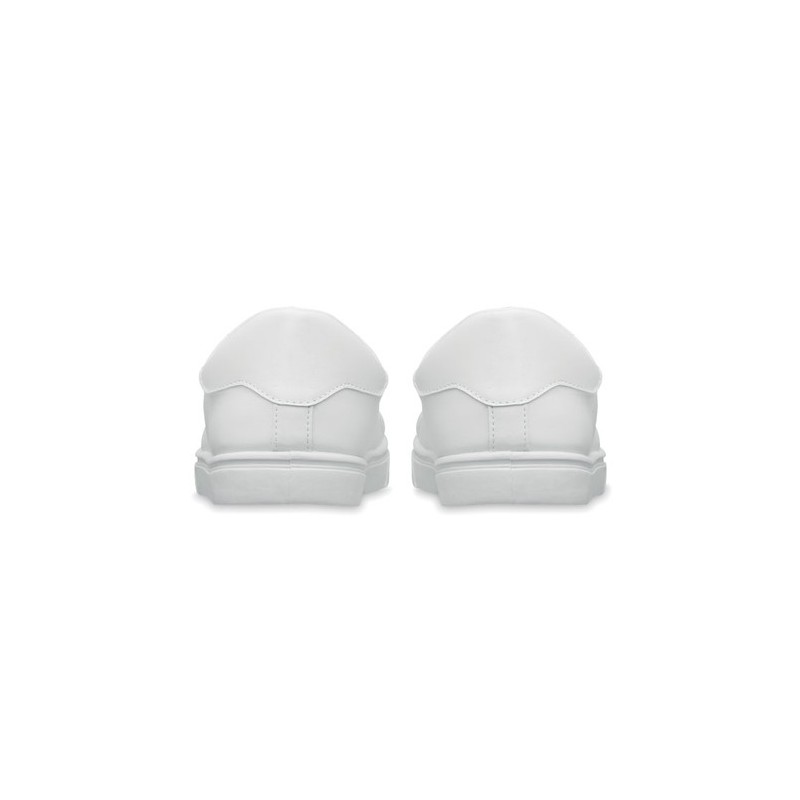 Baskets Personnalisées en PU Taille 47 - BLANCOS Matières : PU Couleurs : blanc goodies entreprise design