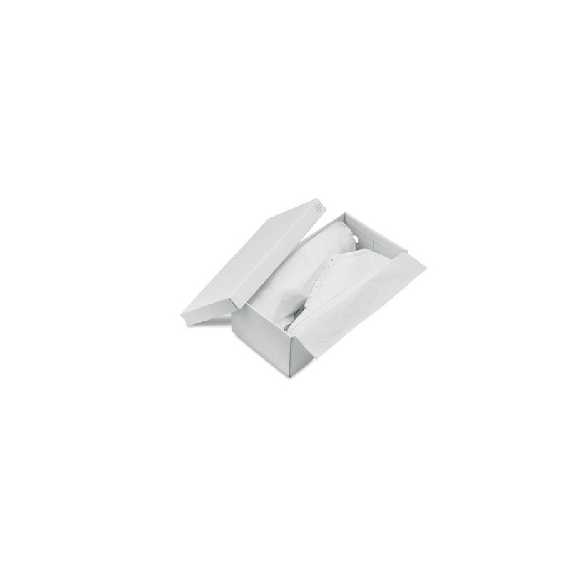 Baskets Personnalisées en PU Taille 47 - BLANCOS Matières : PU Couleurs : blanc impression logo haute qualité