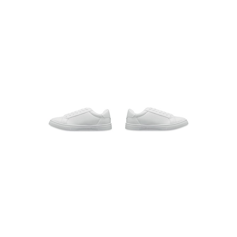 Baskets Éco-responsables en PU Taille 46 Confort et Style Blancos Matières : PU Couleurs : blanc accessoire événementiel unique