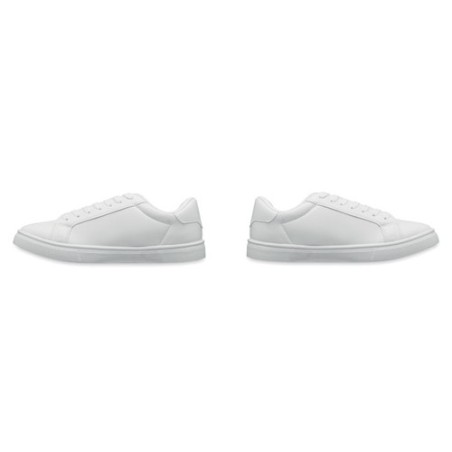 Baskets Éco-responsables en PU Taille 46 Confort et Style Blancos Matières : PU Couleurs : blanc accessoire événementiel unique