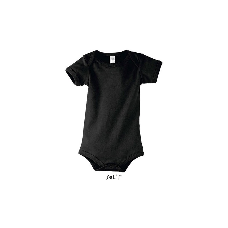 Body Bébé Personnalisé 100% Coton - Confort Assuré, Bambino Matières : coton Taille textile : XS Couleurs : noir cadeau entrepri