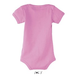 Body Bébé Personnalisé 100% Coton - Confort Assuré, Bambino Matières : coton Taille textile : XXS Couleurs : rose orchidée objet