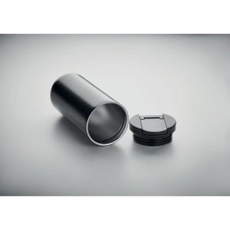 Mug isotherme personnalisé double paroi 330ml - REDU Matières : acier inoxydable Couleurs : noir cadeau entreprise pas cher