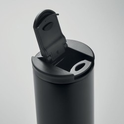 Mug isotherme personnalisé double paroi 330ml - REDU Matières : acier inoxydable Couleurs : noir livraison express 24h 48h