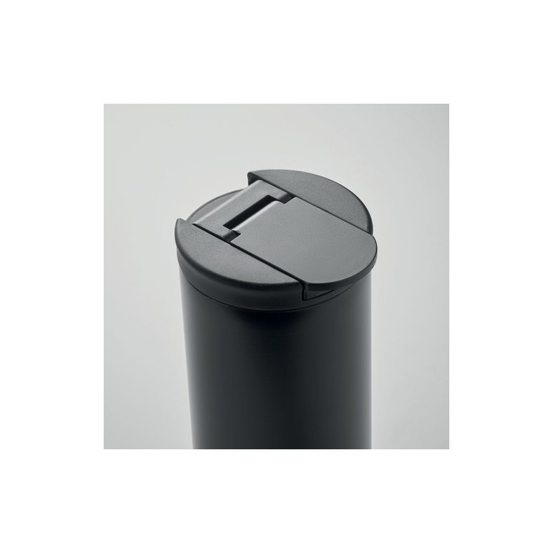 Mug isotherme personnalisé double paroi 330ml - REDU Matières : acier inoxydable Couleurs : noir cadeau collaborateur premium