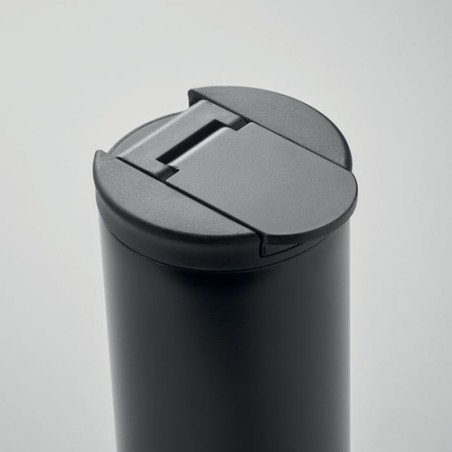 Mug isotherme personnalisé double paroi 330ml - REDU Matières : acier inoxydable Couleurs : noir cadeau collaborateur premium