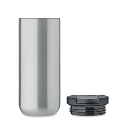 Mug isotherme personnalisé double paroi 330ml - REDU Matières : acier inoxydable Couleurs : argenté mat marquage laser ultra pré