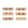 Casse-tête étoile en bambou personnalisé pas cher | CUBENATS Matières : bambou Couleurs : bois personnalisable avec votre logo