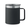 Gobelet Éco-responsable Double Paroi 300 ml Personnalisé | INARI Couleurs : noir Matières : acier inoxydable recyclé