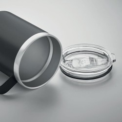 Gobelet Éco-responsable Double Paroi 300 ml Personnalisé | INARI Couleurs : noir Matières : acier inoxydable recyclé cadeau clie