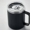 Gobelet Éco-responsable Double Paroi 300 ml Personnalisé | INARI Couleurs : noir Matières : acier inoxydable recyclé goodies pub