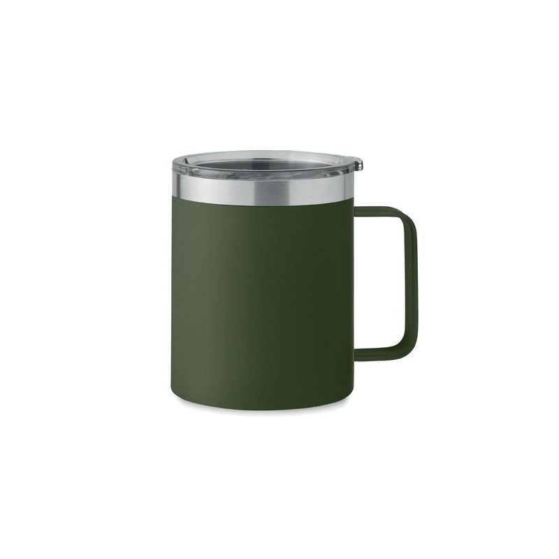 Gobelet Éco-responsable Double Paroi 300 ml Personnalisé | INARI Couleurs : vert foncé Matières : acier inoxydable recyclé impre