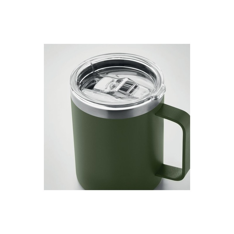 Gobelet Éco-responsable Double Paroi 300 ml Personnalisé | INARI Couleurs : vert foncé Matières : acier inoxydable recyclé cadea