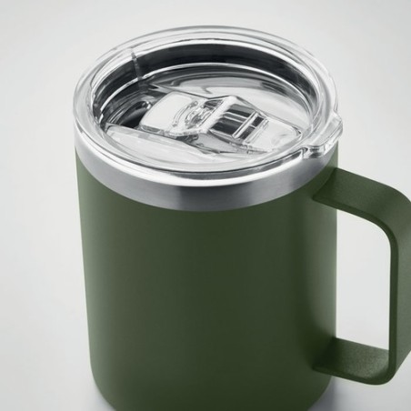 Gobelet Éco-responsable Double Paroi 300 ml Personnalisé | INARI Couleurs : vert foncé Matières : acier inoxydable recyclé cadea