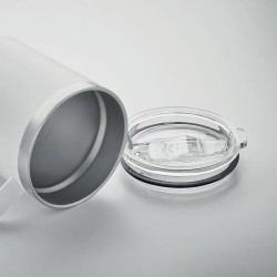 Gobelet Éco-responsable Double Paroi 300 ml Personnalisé | INARI Couleurs : blanc Matières : acier inoxydable recyclé impression